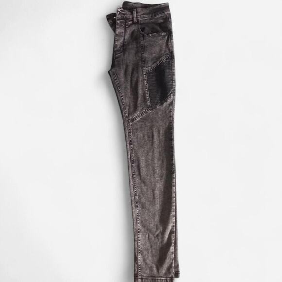 Zara skinny Jeans "the new biker" collection - size 32 in - Picture 6 of 8